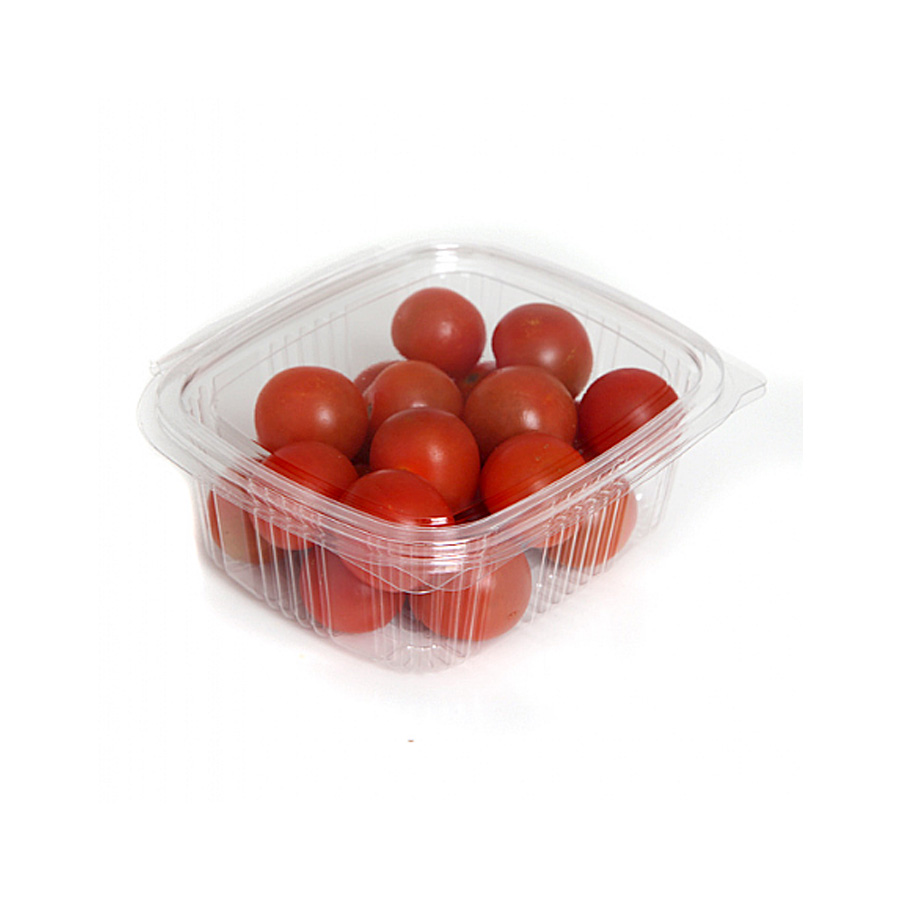 Clear Hinged Food Container RPET 450cc (640)