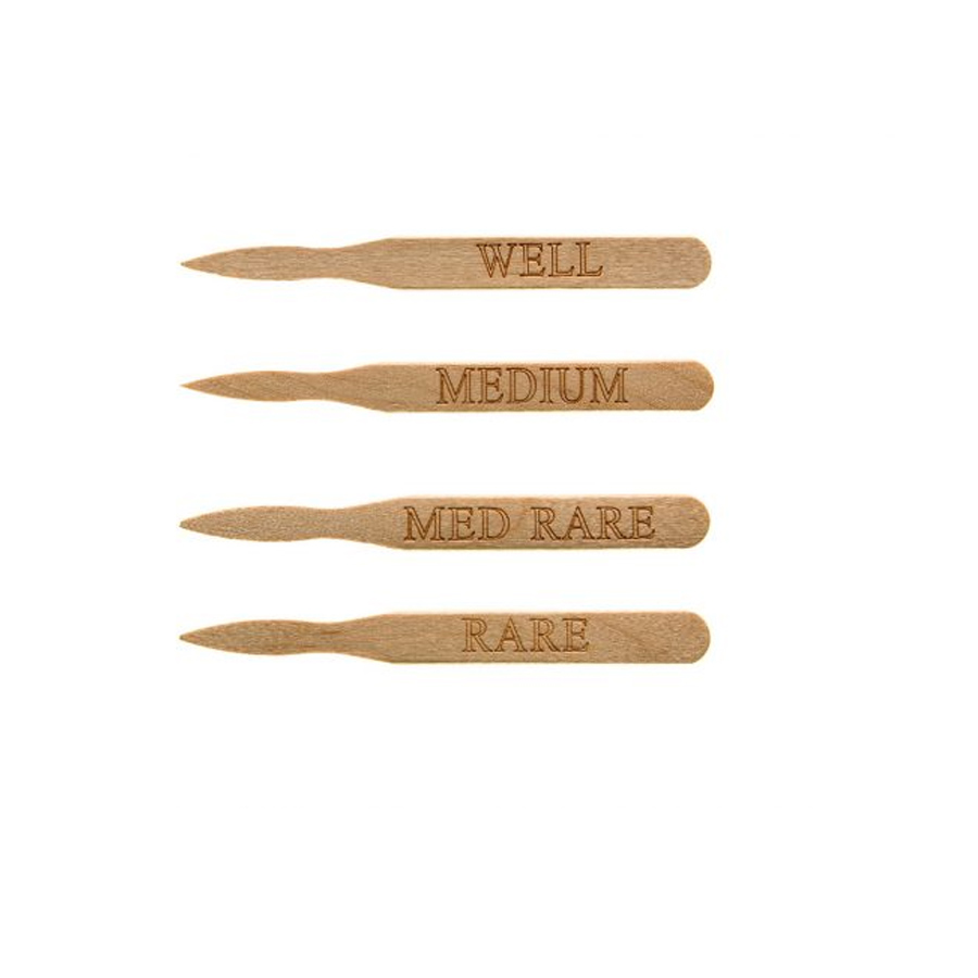 Steak Marker Birchwood Medium Well 90mm 3.5" (1000)