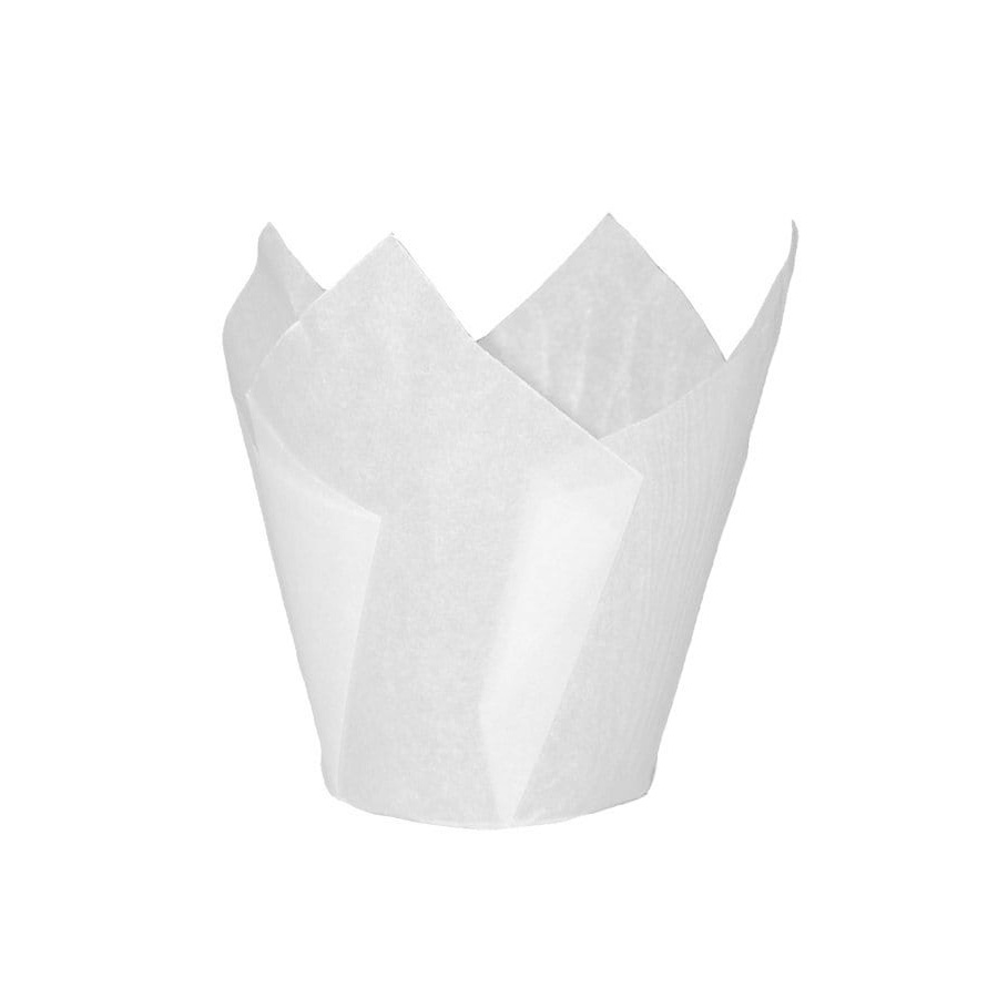 Tulip Muffin Cases White 175 x 50mm 50gsm (2400)