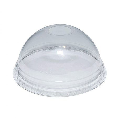 Lid Clear Domed With Hole 10-20oz (1000)